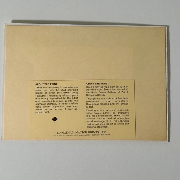 Limited Edition Matted Print "Train Station" 145/275 By Doug Forsythe - Picture 3 of 3